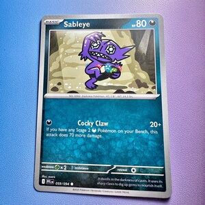 sableye - 059/094 (common) — pokemon: phantasmal flames